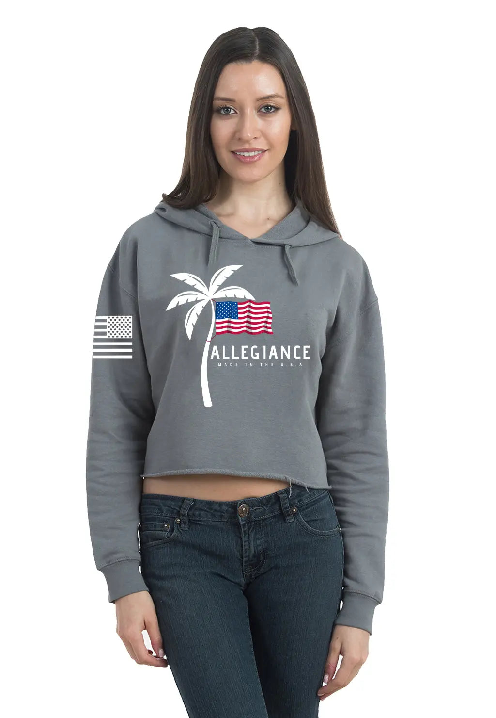 Vibe Cropped Hoodie ALLEGIANCE CLOTHING