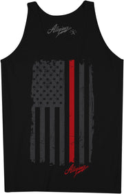 Red Line Tank Top ALLEGIANCE CLOTHING