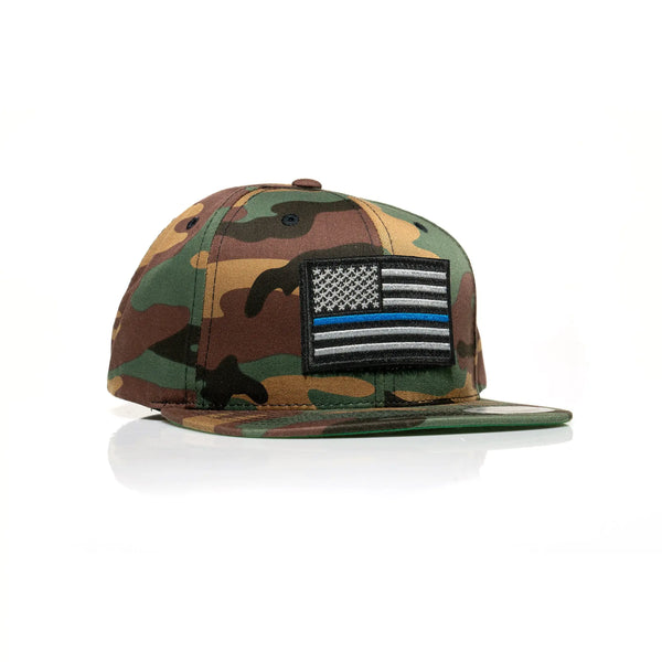 Thin Blue Line Patch Snapback - Allegiance Clothing