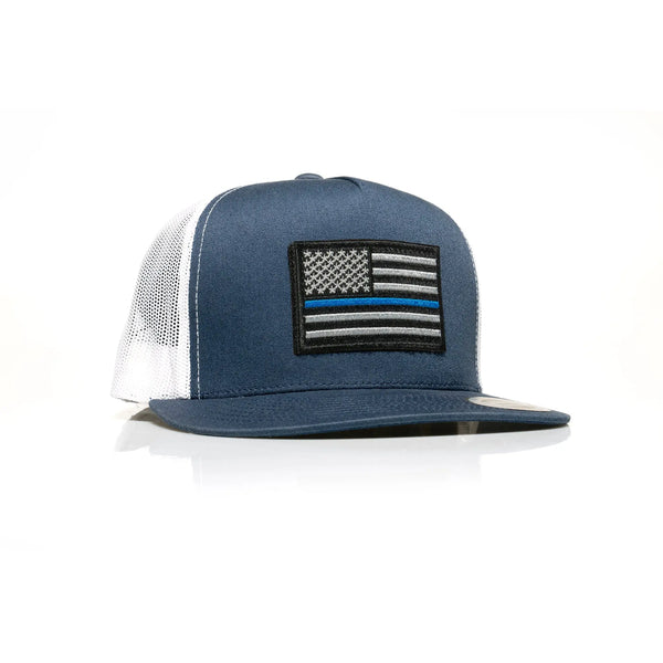 Thin Blue Line Patch Trucker - Allegiance Clothing