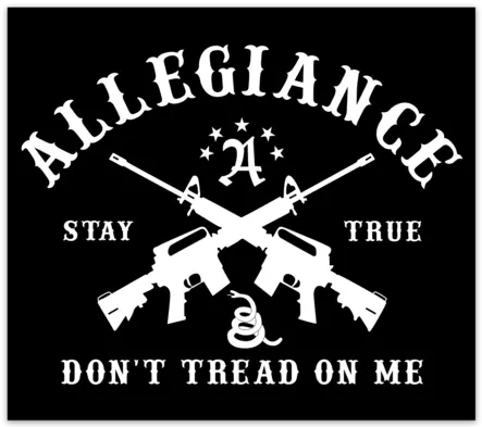 Don't Tread Sticker ALLEGIANCE CLOTHING