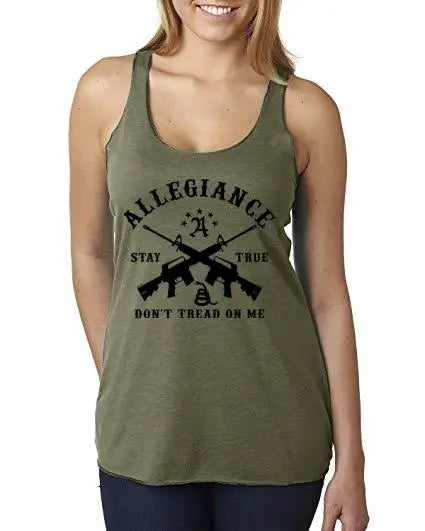 Don't Tread OD GRN Women's Tank ALLEGIANCE CLOTHING