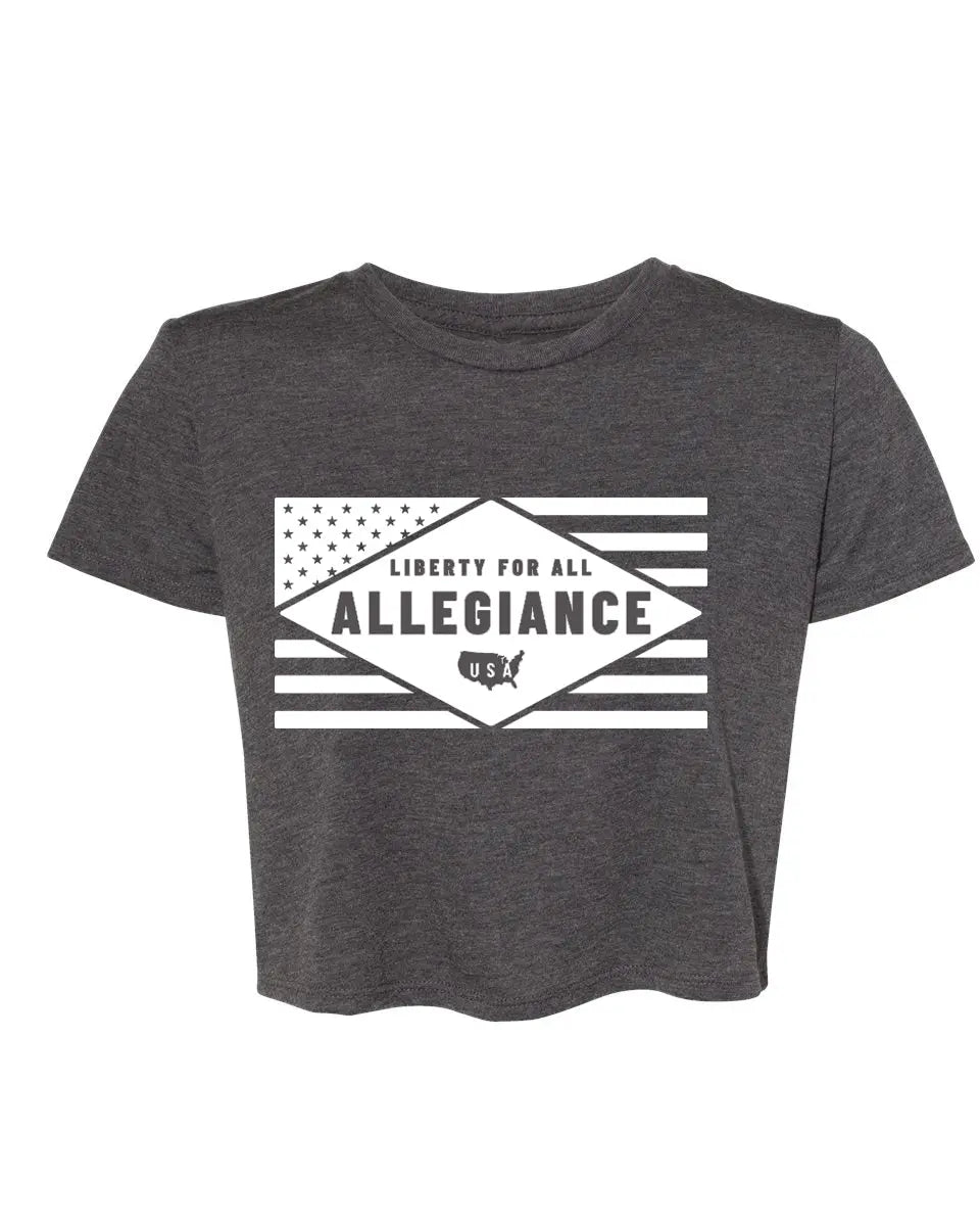 Freedom Crop Top Tee ALLEGIANCE CLOTHING