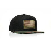 USA Tan Flag Patch Snapback - Allegiance Clothing