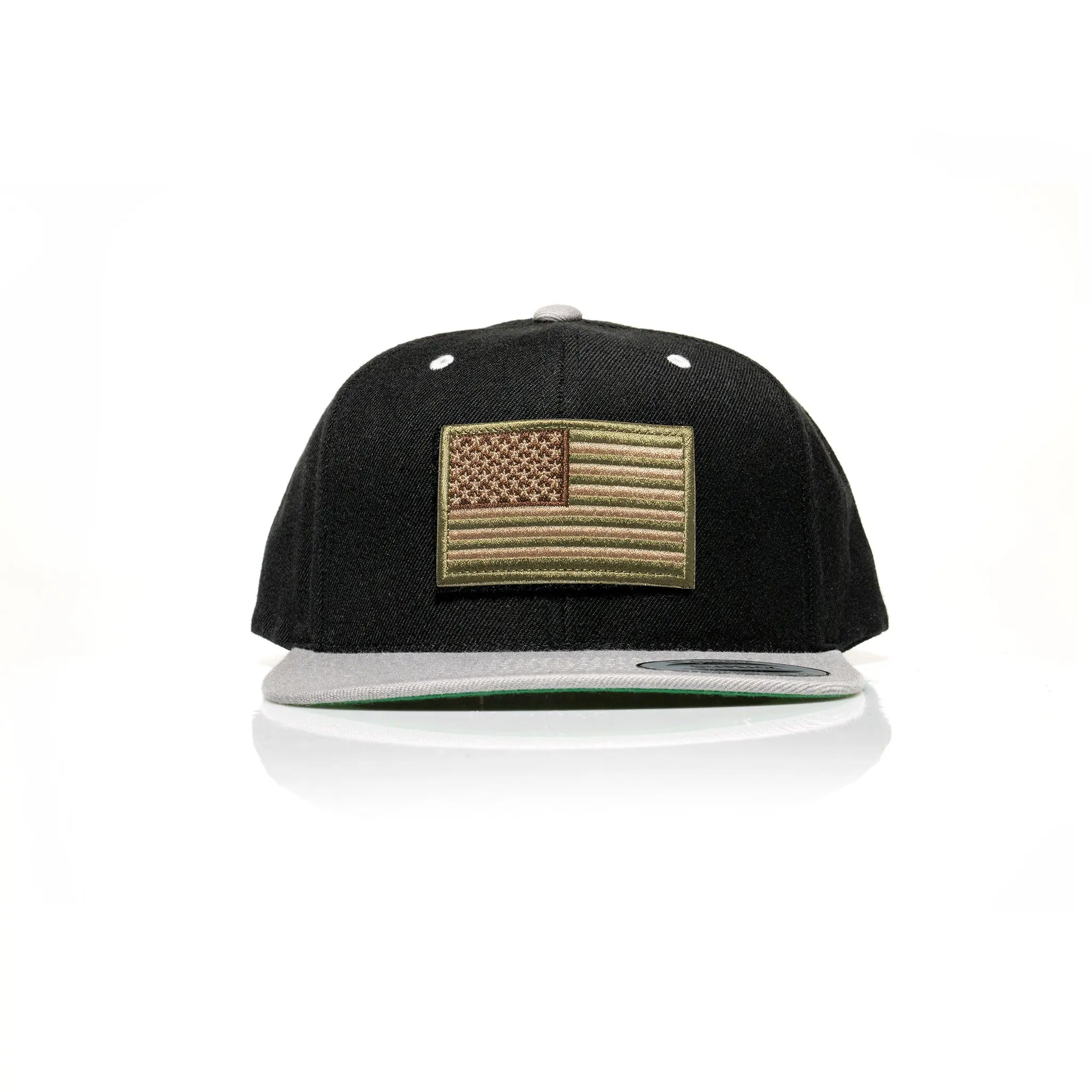 USA Tan Flag Patch Snapback - Allegiance Clothing