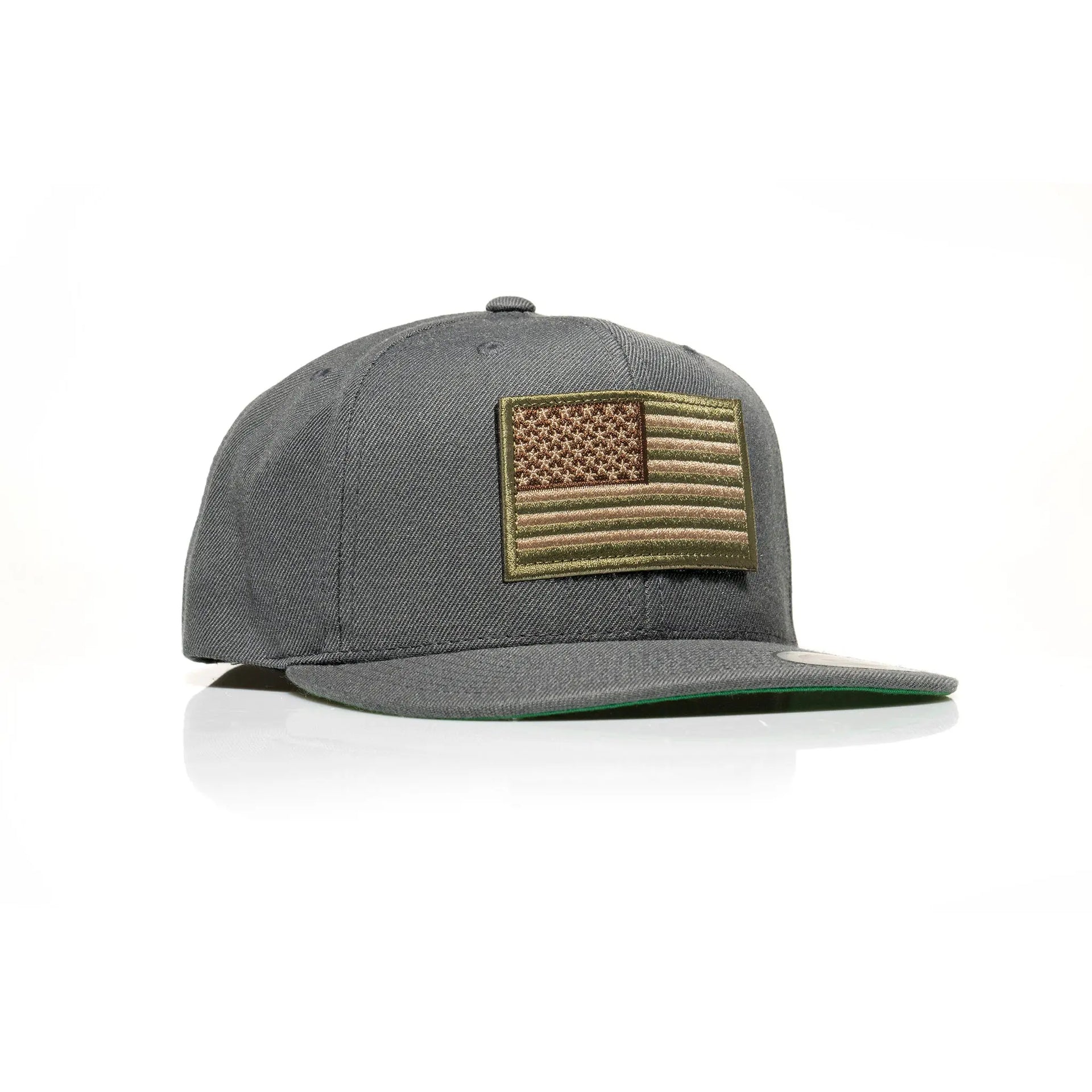 USA Tan Flag Patch Snapback - Allegiance Clothing