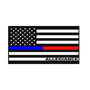 BLU/RED Line Sticker ALLEGIANCE CLOTHING